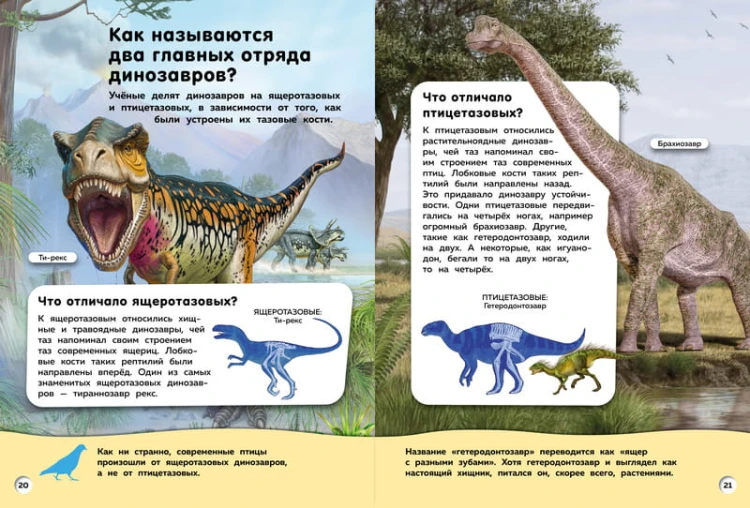 Большая книга динозавров. Вопросы и ответы