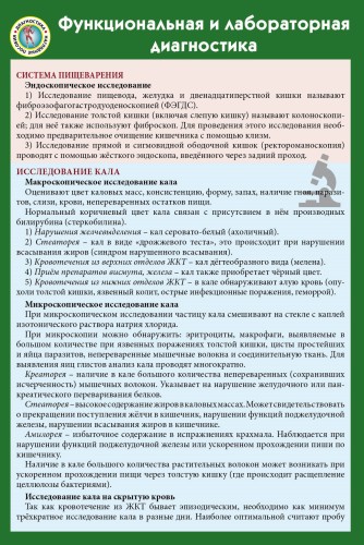 Функциональная и лабораторная диагностика