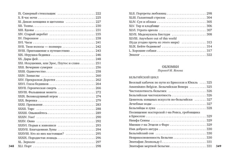 Цветы зла. Парижский сплин