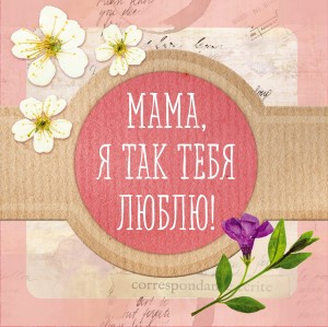 Мама, я так тебя люблю! Альбом-коробочка ярких воспоминаний и пожеланий