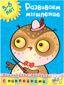 Развиваем мышление. 5-6 лет (с наклейками)