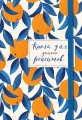 Книга для записей рецептов. Апельсины на синем