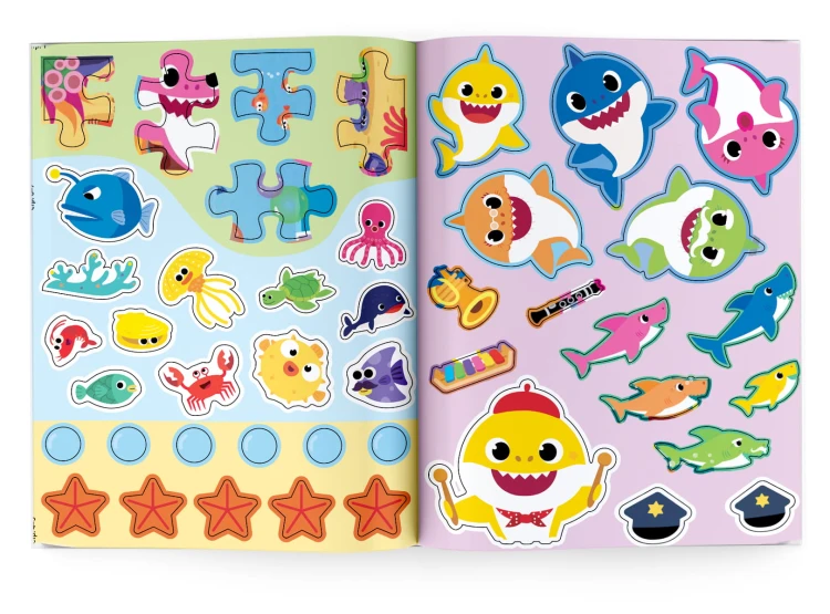Baby Shark. Играй и раскрашивай