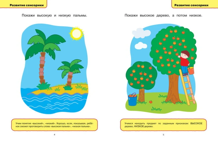 Развивающие тесты (1-2 года)
