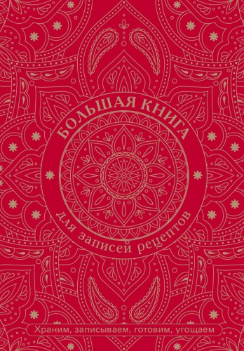 Большая книга для записей рецептов. Храним, записываем, готовим, угощаем