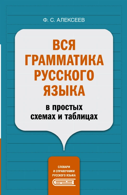 Вся грамматика русского языка в простых схемах и таблицах