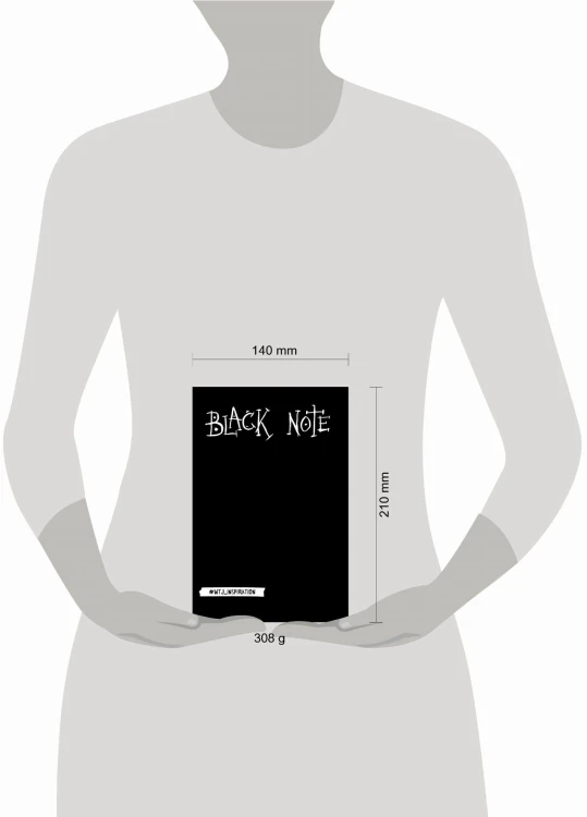 Black Note. Креативный блокнот с черными страницами (мягкая обложка)