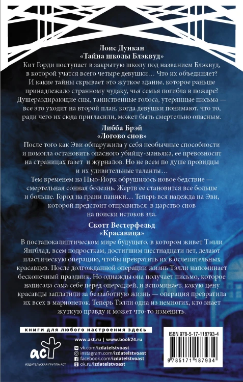 Самые таинственные хиты: Скотт Вестерфельд, Либба Брэй, Лоис Дункан