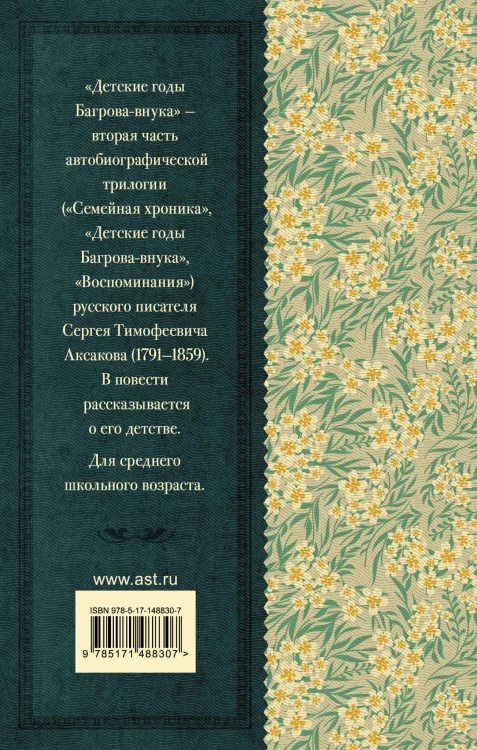 Детские годы Багрова-внука