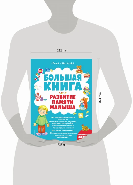 Большая книга. Развитие памяти малыша