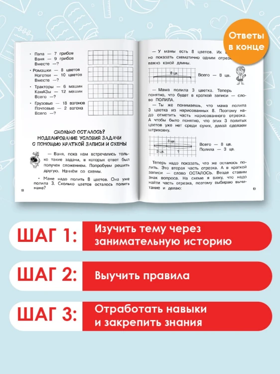 Математика. Задачи. 1 класс