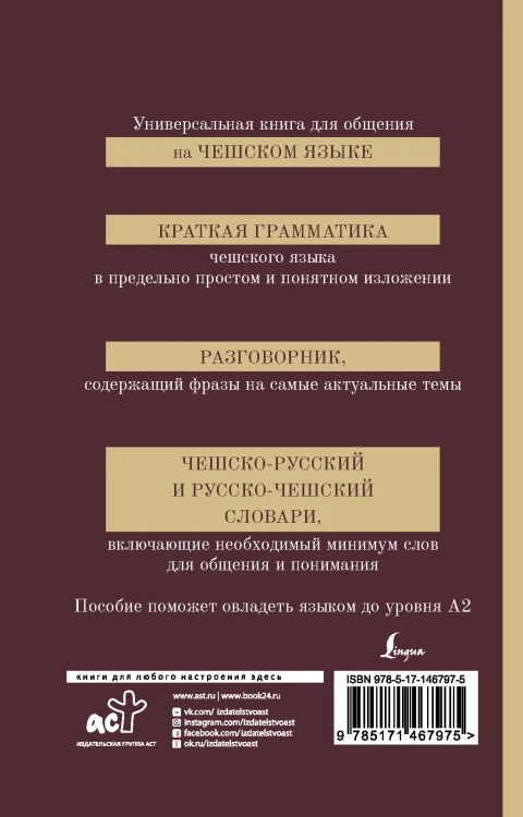 Чешский язык. 4-в-1: грамматика, разговорник, чешско-русский словарь, русско-чешский словарь