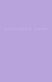 Lavender Note. Мои лавандовые мечты. Блокнот с цветными страницами (обложка на ткани)