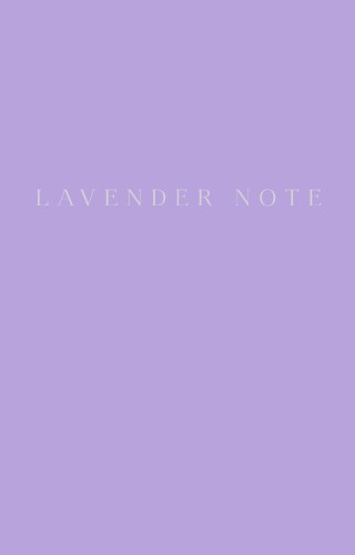 Lavender Note. Мои лавандовые мечты. Блокнот с цветными страницами (обложка на ткани)