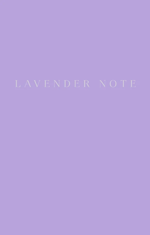 Lavender Note. Мои лавандовые мечты. Блокнот с цветными страницами (обложка на ткани)