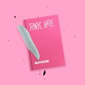 Pink Note. Романтичный блокнот с розовыми страницами (твердый переплет)
