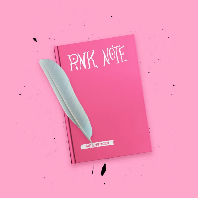 Pink Note. Романтичный блокнот с розовыми страницами (твердый переплет)