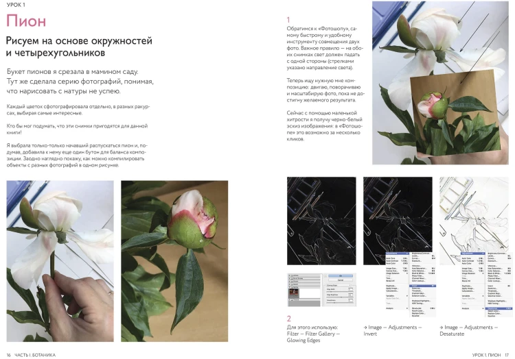 Кролики-пионы от Оксаны Фоминой. Авторская акварельная иллюстрация за 14 уроков