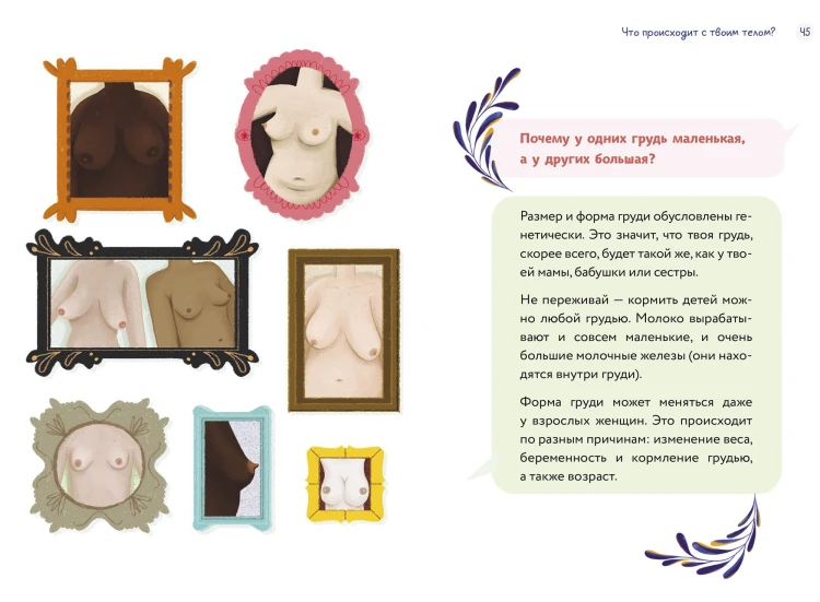 Тело, эмоции, отношения, ты: Красивая книга о взрослении для девочек