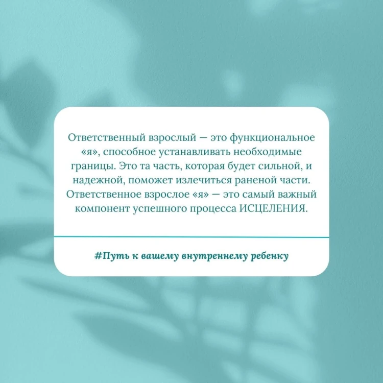 Путь к вашему внутреннему ребенку. Как остановить импульсивные реакции, установить личные границы и принять подлинную жизнь