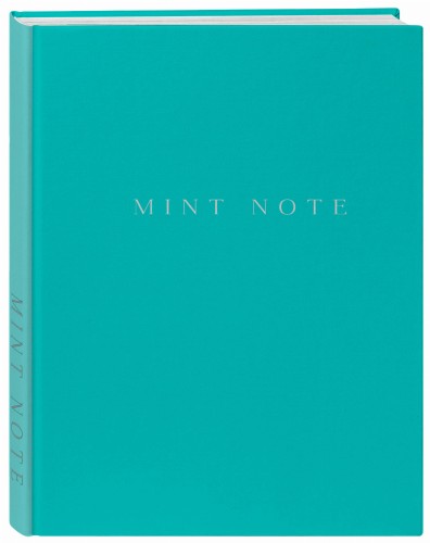 Mint Note. Стильный блокнот с "мятными" страницами