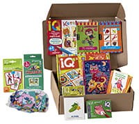 Посылка. Большой комплект IQ-игр для развития креативного мышления