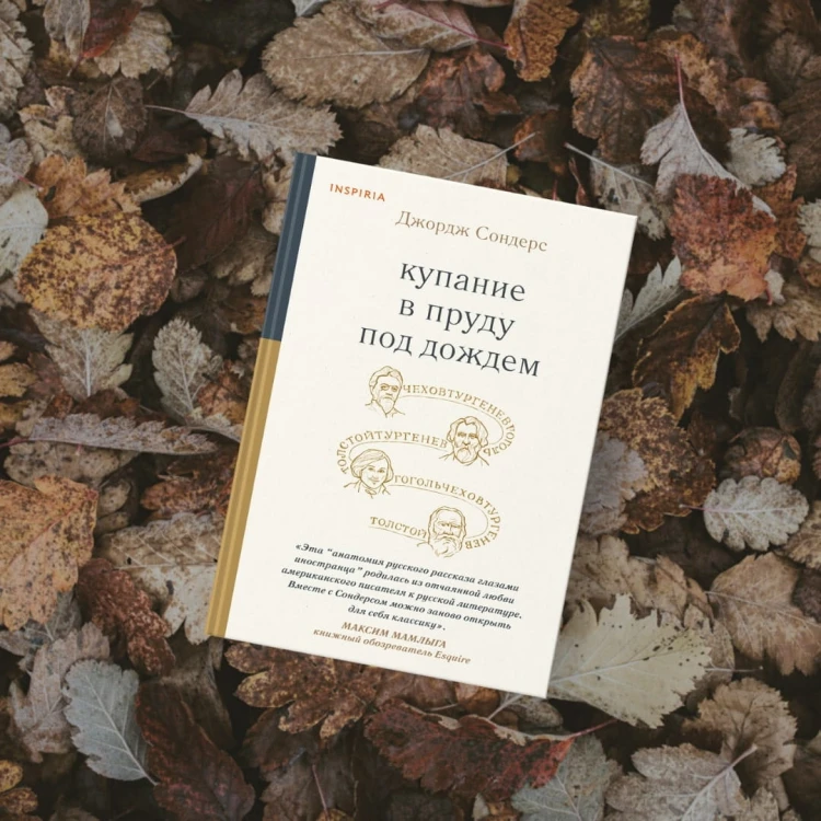 Купание в пруду под дождем