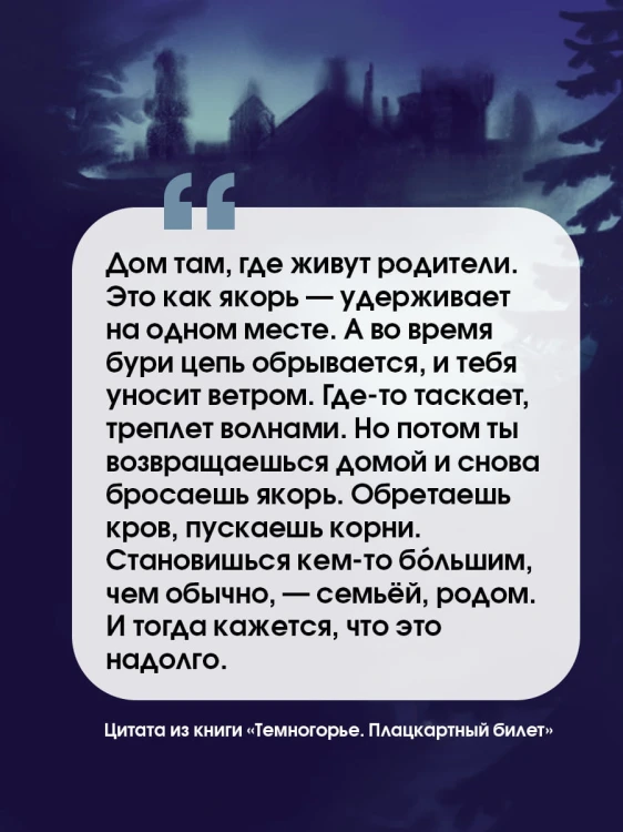 Темногорье. Плацкартный билет