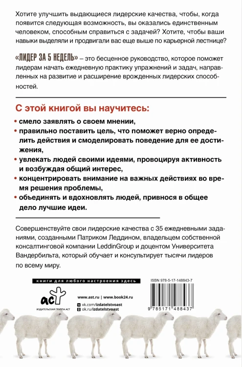 Лидер за 5 недель. Подробный и четкий план как повести за собой
