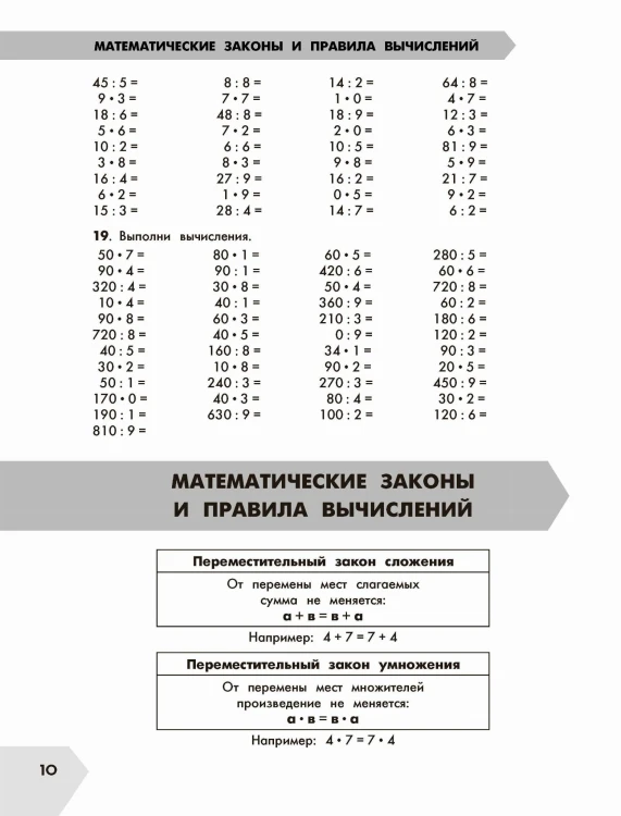 Математика в схемах и таблицах. Все темы школьного курса 3 класса с тестами.