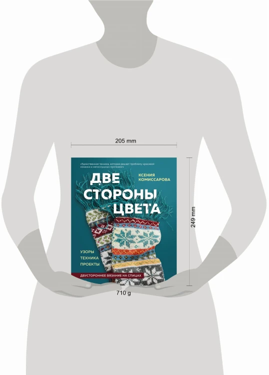 Две стороны цвета. Двустороннее вязание на спицах. Узоры, техника, проекты