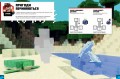 MINECRAFT стікербук Підводні пригоди