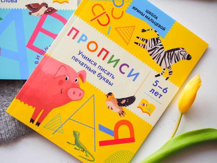 Прописи. Учимся писать печатные буквы. 5-6 лет
