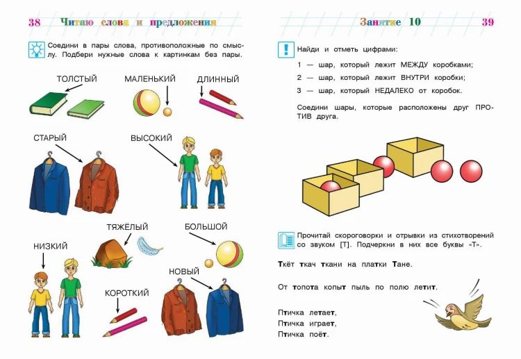 Читаю слова и предложения: для детей 6-7 лет (новое оформление)