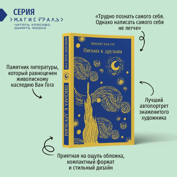 Винсент Ван Гог: письма к друзьям и брату Тео (комплект из 2-х книг: "Письма к брату Тео", "Письма к друзьям")