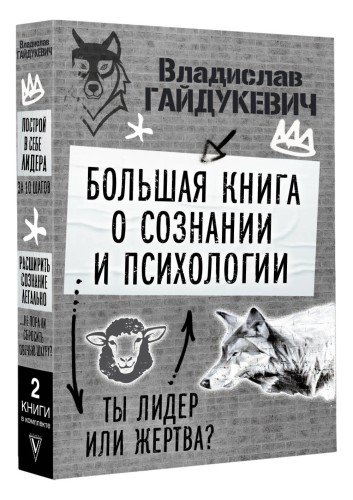 Большая книга о сознании и психологии: ты лидер или жертва?