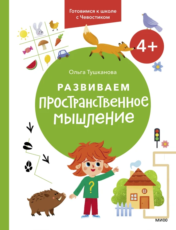Развиваем пространственное мышление. 4+. Готовимся к школе с Чевостиком.