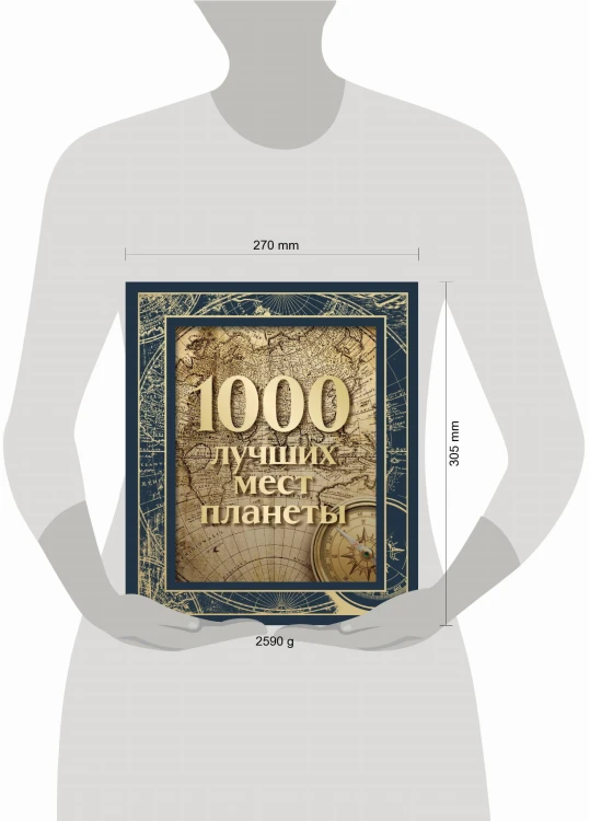 1000 лучших мест планеты (в коробе) (новое оформление)