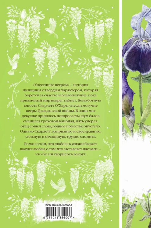 Набор "Райские птицы" (из 4-х книг с птицами на корешках: Унесенные ветром. 2 тт., Любовник леди Чаттерли, Дамское счастье)