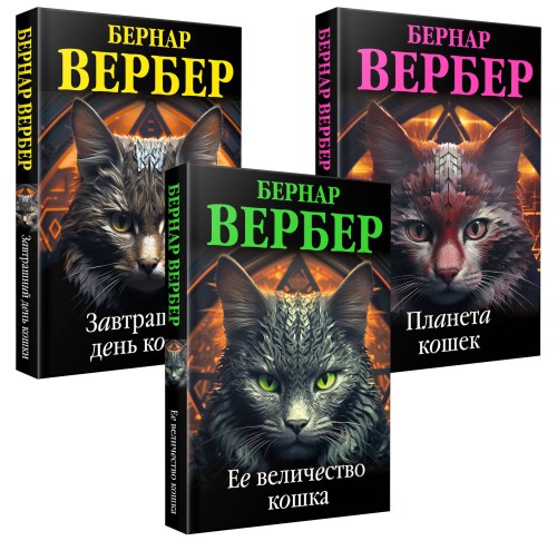 Комплект из 3 книг (Завтрашний день кошки + Ее величество кошка + Планета кошек)