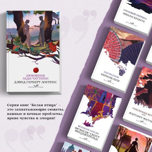Набор "Сердцу не прикажешь" (из 2-х книг: "Любовник леди Чаттерли", "Госпожа Бовари")