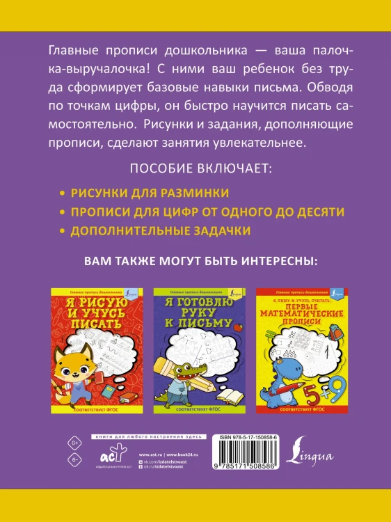 Я пишу и запоминаю цифры: первые прописи (соответствует ФГОС)
