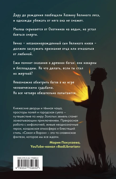 Комплект Золотые Земли (книга Сокол и ворон+тетрадь)
