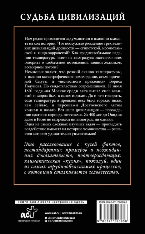 Судьба цивилизаций: природные катаклизмы, изменившие мир