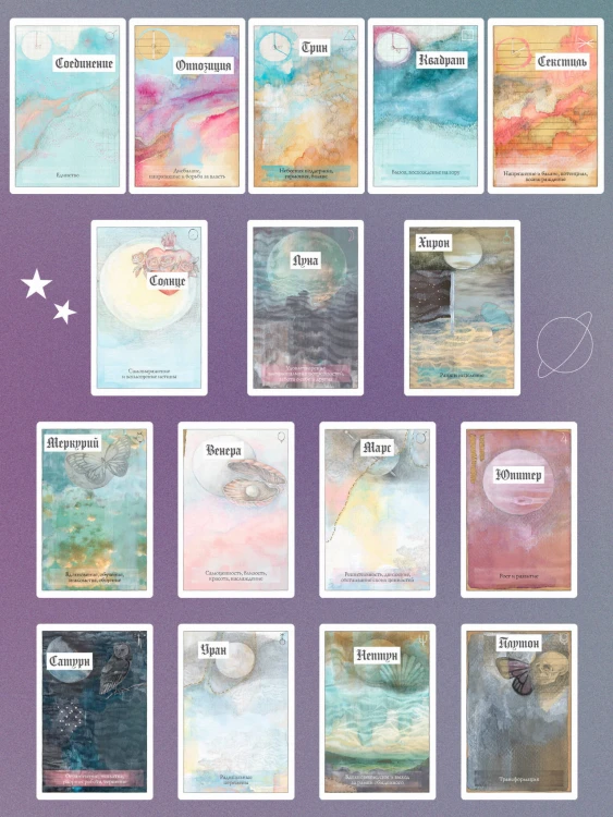 Астрологические карты Heavenly Bodies Astrology. Для гадания и предсказания будущего