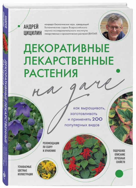 Декоративные лекарственные растения на даче. Как выращивать, заготавливать и применять 200 популярных видов