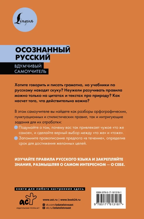 Осознанный русский. 101 вопрос, чтобы понять язык и себя