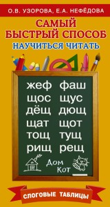 Самый быстрый способ научиться читать. Слоговые таблицы