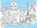 Файна розмальовка. Міста