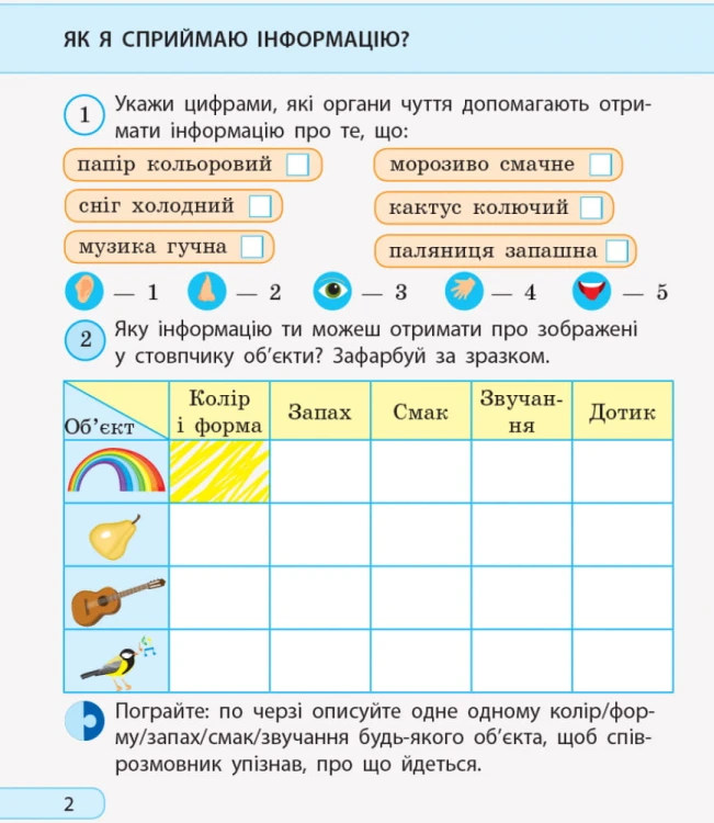 Я досліджую світ. Інформатика. 2 клас. Робочий зошит. До підручника Н. Морзе, О. Барної